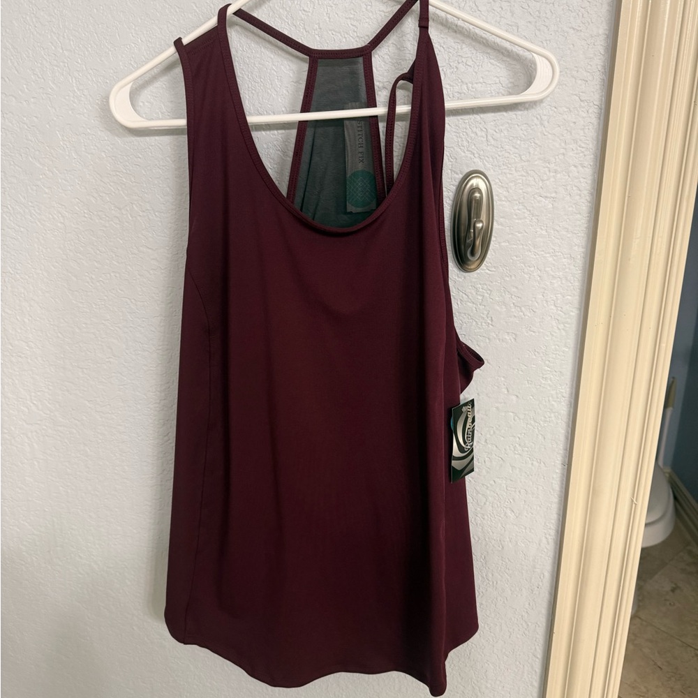 Women's Burgundy Tank Top